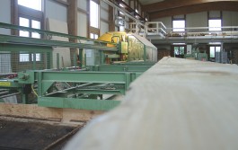 Ansicht der Abbundmaschine