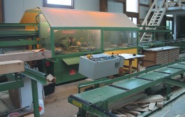 Ansicht der Abbundmaschine